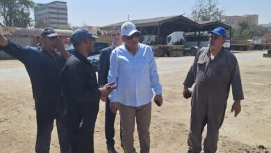 وزير الكهرباء. يتفقد ورش صيانة المعدات والمركبات الثقيلة والخفيفة لنقل الكهرباء