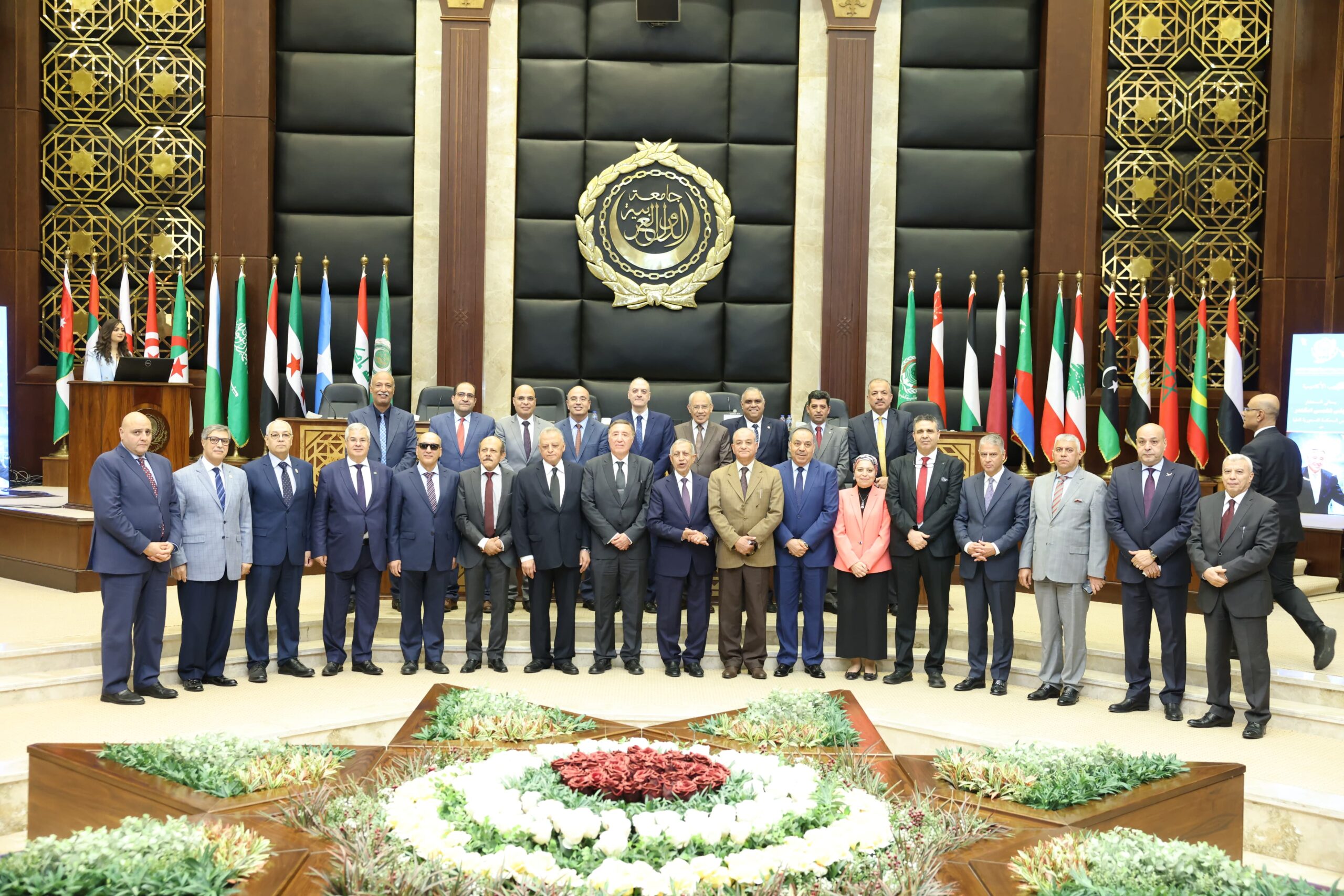 الأكاديمية العربية تستقبل المستشار بولس فهمي إسكندر، رئيس المحكمة الدستورية