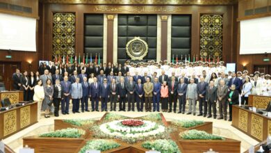 الأكاديمية العربية تستقبل المستشار بولس فهمي إسكندر، رئيس المحكمة الدستورية