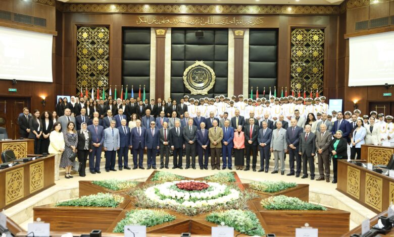 الأكاديمية العربية تستقبل المستشار بولس فهمي إسكندر، رئيس المحكمة الدستورية