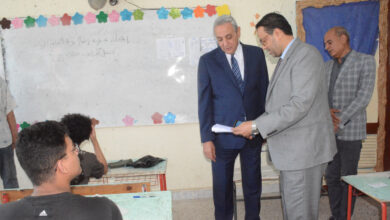 محافظ الغربية يتفقد لجان امتحانات الشهادة الإعدادية في أول أيامها