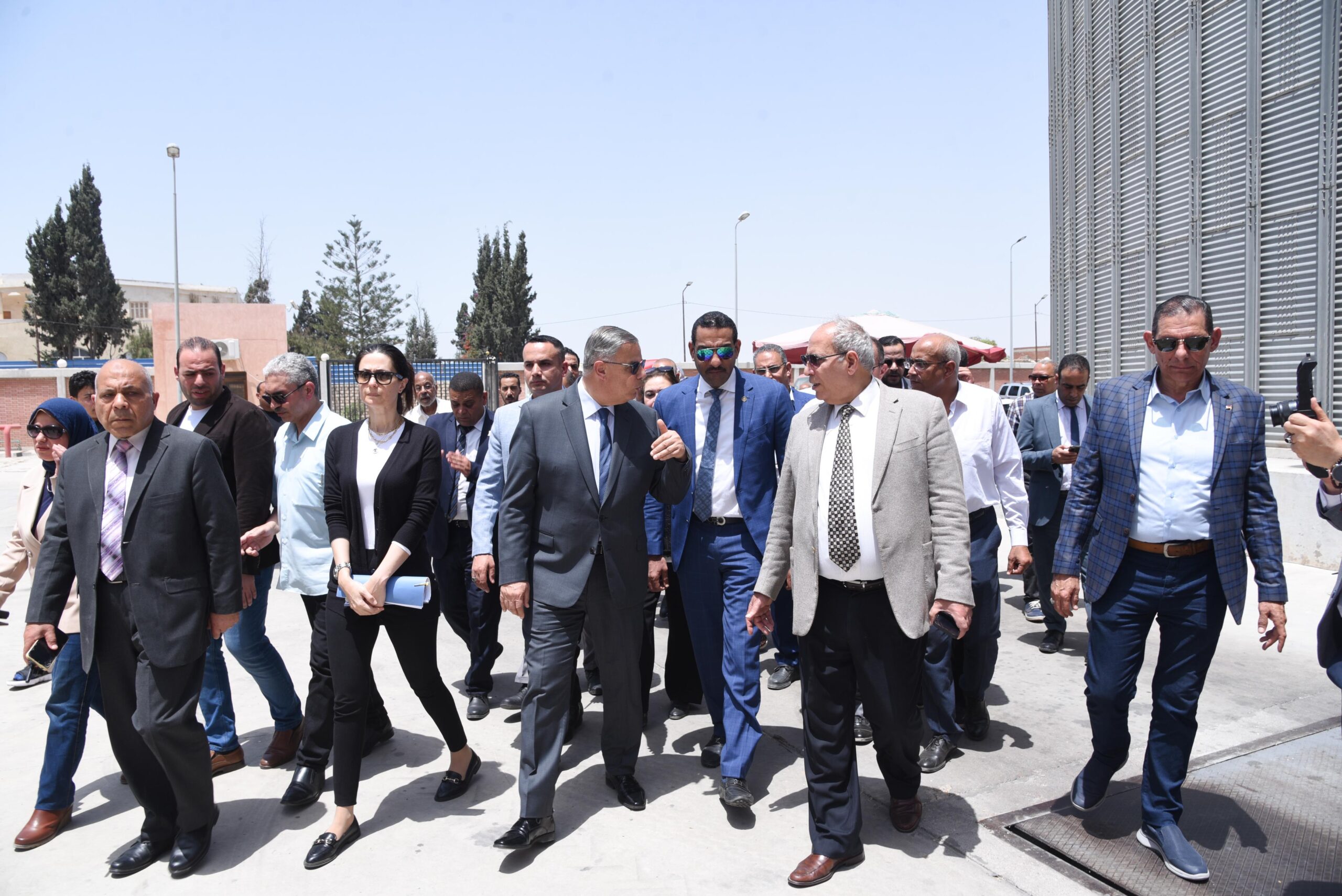 محافظ الإسكندرية يشهد انطلاق موسم توريد القمح بالعامرية