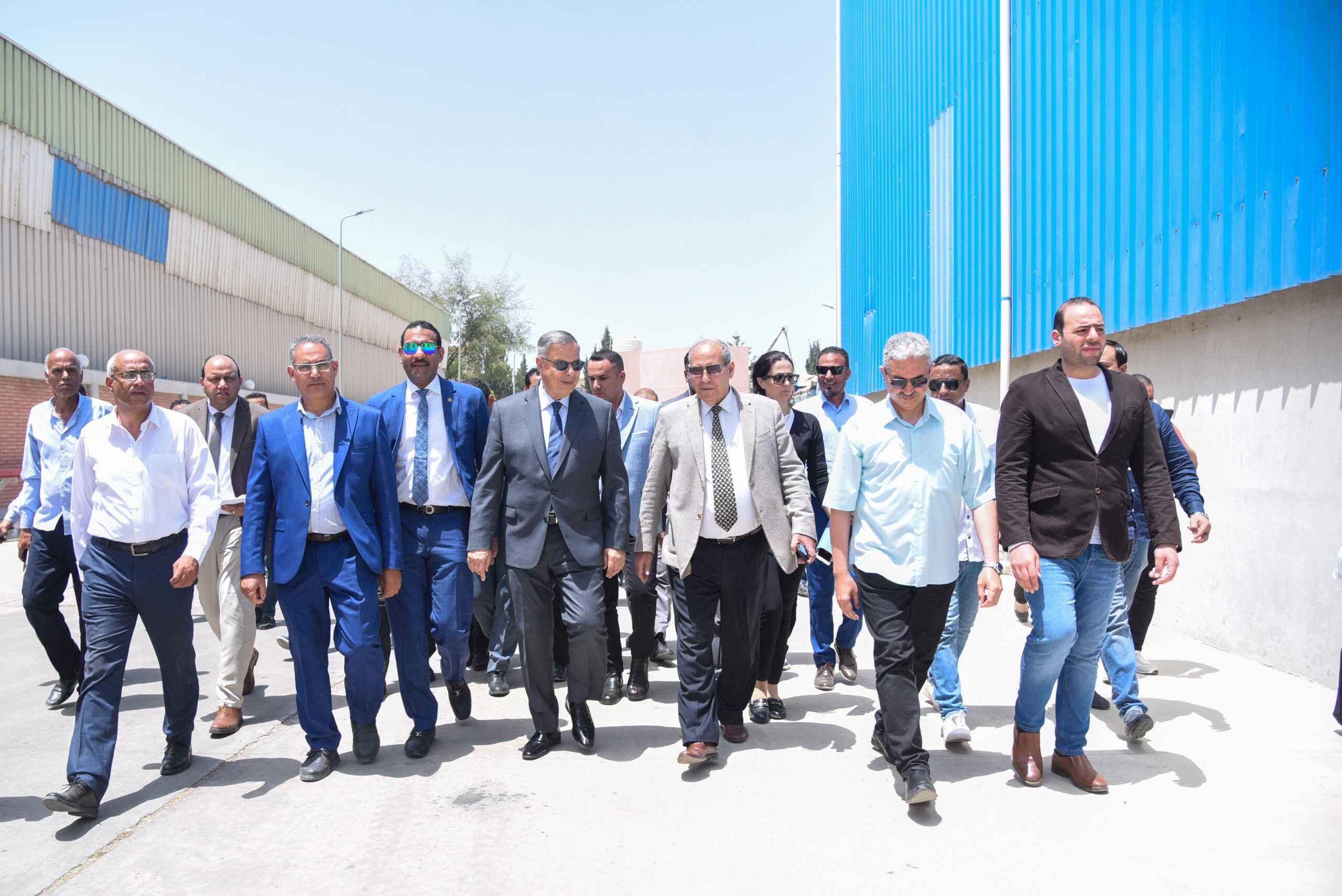 محافظ الإسكندرية يشهد انطلاق موسم توريد القمح بالعامرية
