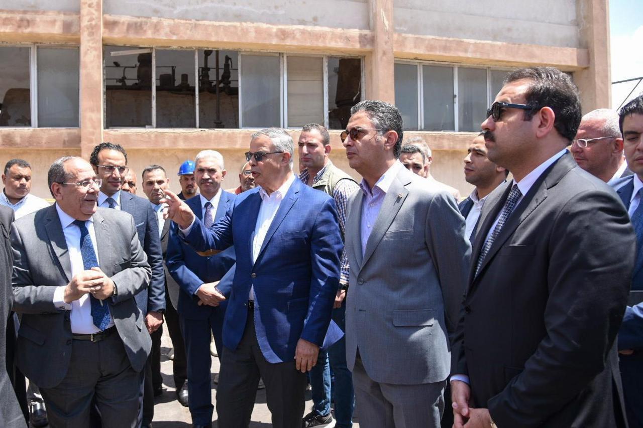 وزير التموين ومحافظ الإسكندرية يتفقدون أعمال التطوير لمحطة الزيوت بمنطقة المكس