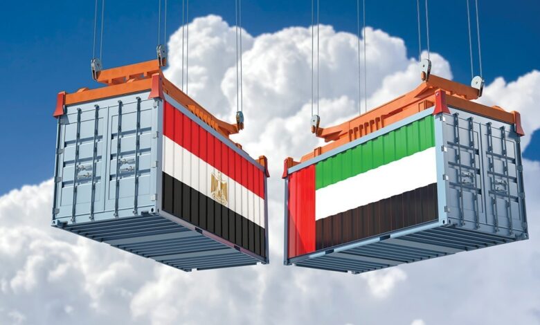الإحصاء : 46.9 % ارتفاعًا في حجم الصادرات_المصرية إلى الإمارات خلال عام 2024