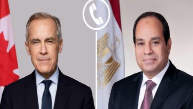 السيسي يهنئ رئيس الوزراء الكندي الجديد ويؤكد حرص مصر على تعزيز التعاون الثنائي
