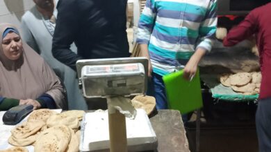 حملات تموينية موسعة على الأسواق والمخابز بالمنيا