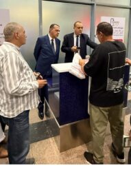 نائب وزير المالية ورئيس مصلحة الجمارك في جولة ميدانية بمطار القاهرة