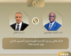 وزير الخارجية يؤكد على العلاقات الوثيقة التي تربط مصر برواندا