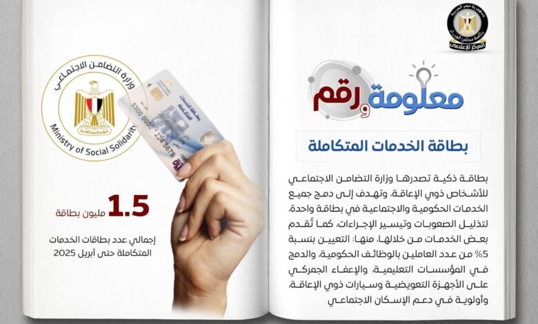 جهود الدولة لتحقيق الدمج المجتمعي وتكافؤ الفرص