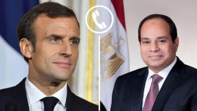 الرئيس السيسي تلقي اليوم اتصالاً هاتفياً من الرئيس الفرنسي إيمانويل ماكرون.