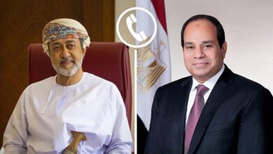 الرئيس السيسي أجري اتصالاً هاتفياً اليوم بسلطان عُمان.