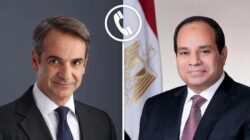 الرئيس السيسي أجري إتصالآ هاتفياً برئيس وزراء اليونان كيرياكوس ميتسوتاكيس