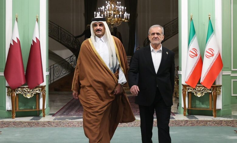 الديوان الأميري القطري: الرئيس الإيراني أعرب عن أسفه لأمير قطر