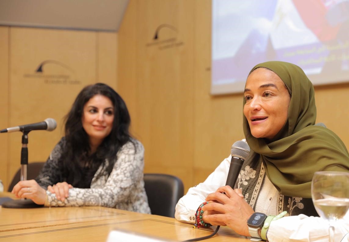 العدَّاءة ومتسلقة الجبال منال رستم تحاضر في مكتبة الإسكندرية