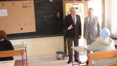 في أول أيام امتحانات الثانوية العامة محافظ الغربية يتابع ميدانيًا سير امتحانات الثانوية العامة