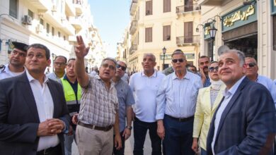 لجنة الإدارة المحلية ومحافظ الإسكندرية يتابعون تطوير واجهات الكورنيش والنبي دانيال