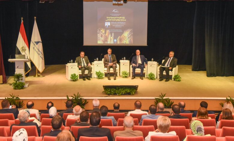 محافظ الإسكندرية إدارة وحماية مواقع التراث العالمي بمكتبة الإسكندرية