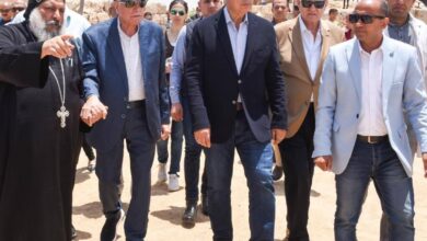 مستشار رئيس الجمهورية يتفقد موقع أبو مينا الأثرية بالإسكندرية