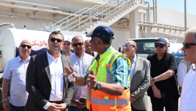 وزير الإسكان يتفقد محطة التنقية الشرقية لمعالجة الصرف الصحي بالإسكندرية