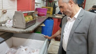 وكيل وزارة التموين يقود حملة تموينية مكبرة على الأسواق و المخابز بحى العجمى