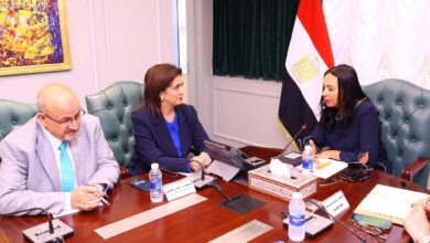 وزيرة التضامن تستقبل المدير الإقليمي لمنظمة الصحة العالمية لشرق المتوسط