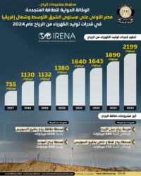 مصر تقود التحول في قطاع الطاقة المتجددة بالمنطقة.