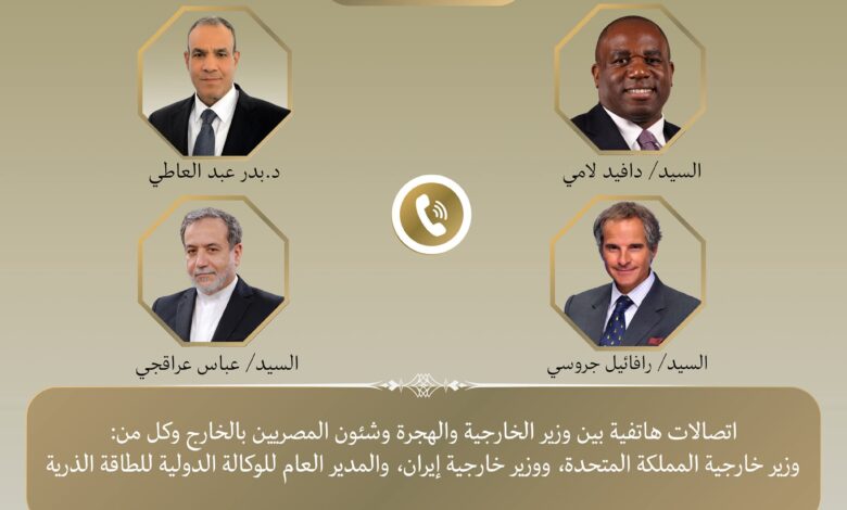 وزير الخارجية يواصل اتصالاته المكثفة لخفض التصعيد بالمنطقة