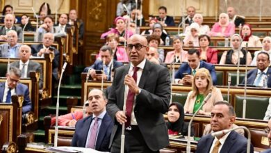 الوزير محمد عبد اللطيف يلقي كلمة تاريخية أمام الجلسة العامة لمجلس النواب