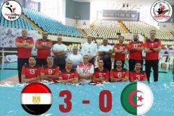مصر في الدور النهائي لبطولة افريقيا للكرة الطائرة جلوس