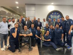 وزير الشباب يستقبل منتخب مصر البارالمبي لكرة الطائرة المتوج ببطولة افريقيا