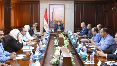 مدبولي فى مستهل زيارته لمحافظة الإسكندرية لمتابعه المشروعات