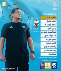 علاء عبدالعال يعلن تشكيل غزل المحلة بالقوة الضاربة أمام الأهلي في الدوري