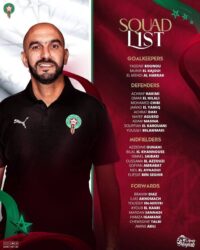 الركراكي يعلن قائمة منتخب المغرب لمواجهتي النيجر زامبيا.. موقف داري وبن شرقي