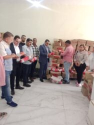 الجيزة تضبط ٩ أطنان لانشون مجهول المصدرغير صالح للاستهلاك الآدمي بالطالبية.