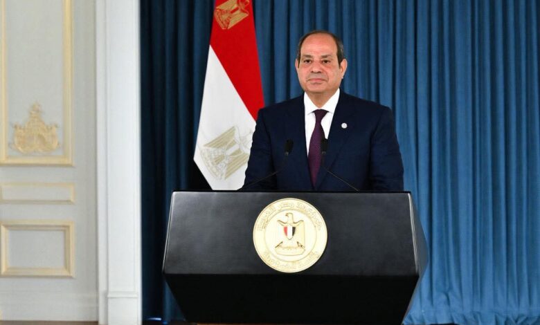 الرئيس السيسي: التشاور مستمر مع رواندا لإيجاد حلول سلمية توافقية