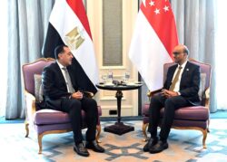 رئيس سنغافورة : مصر لديها إمكانات واعدة وهذا هو الوقت المناسب