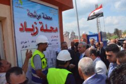 محافظ الغربية يفتتح محطة مياه محلة زياد النقالي المطورة