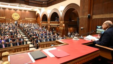 بدء الجلسة الافتتاحية لمجلس الشيوخ لدور الانعقاد السادس