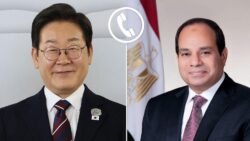 الرئيس السيسي تلقي اليوم إتصالاً هاتفياً من رئيس جمهورية كوريا