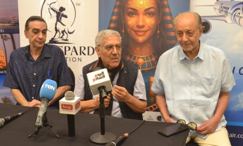 رضا الباهي بندوة تكريمه بالإسكندرية السينمائي السينما المصرية مهمة فى حياتي