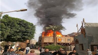 محافظ الجيزة: السيطرة الكاملة على حريق استوديو مصر دون خسائر