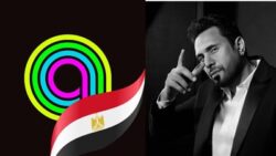علم مصر يزيّن شعار أنغامي احتفالًا بالمتحف الكبير