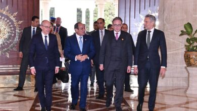 الرئيس السيسي إستقبل اليوم كلاً رئيس وزراء دوقية لوكسمبورج، ورئيس وزراء مملكة هولندا ورئيس بلجيكا