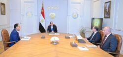 الرئيس السيسي اجتمع اليوم مع الدكتور مصطفى مدبولي والسيد أحمد كجوك