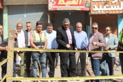 محافظ الجيزة يتفقد مشروع الصرف الصحي بمدينة النجوم بحي بولاق