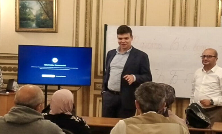 المركز الثقافي الروسي بالإسكندريه ينظم دورة لتعليم اللغة الروسية للصحفيين والإعلاميين