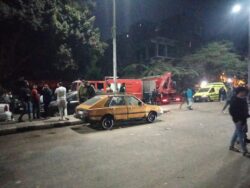 إنفجار ماسورة غاز طبيعي في إمبابة
