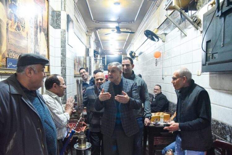 محافظ الإسكندرية يتفقد شارع زين العابدين وسوق الغيط الصعيدي بحي وسط