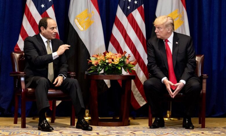 الرئيس السيسي لترامب في دافوس: "لولاك ما توقفت الحرب في غزة